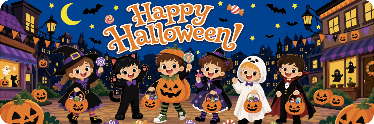 ハロウィンの販促デザイン2
